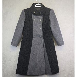 Vintage Mary Lane Wool Coat‎ Women M Double Breasted Warm Chic Trench Coat MCM